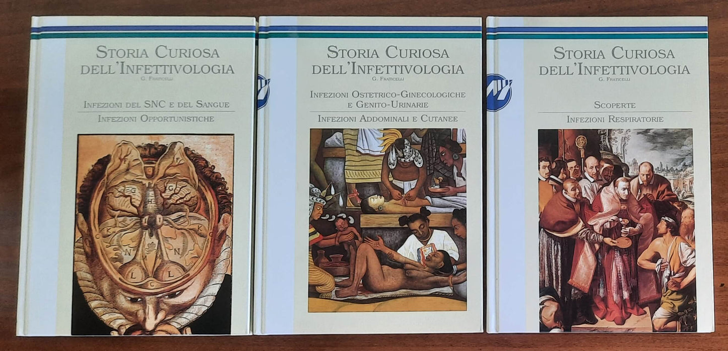 Storia curiosa dell’infettivologia - 3 volumetti - Zeneca