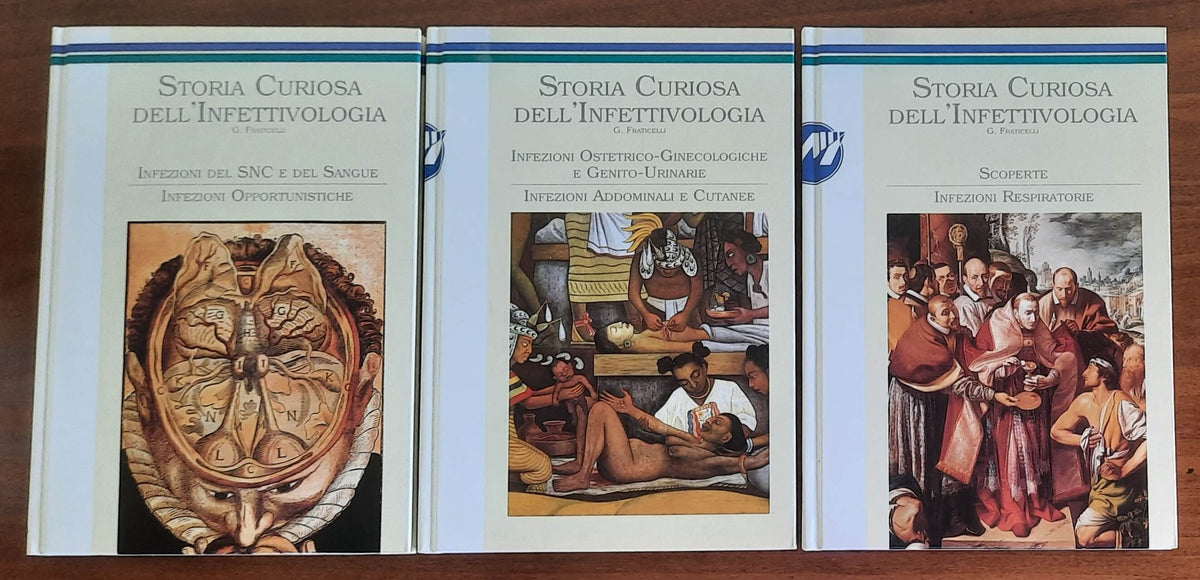 Storia curiosa dell’infettivologia - 3 volumetti - Zeneca