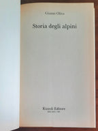 Storia degli Alpini - di Gianni Oliva - Rizzoli