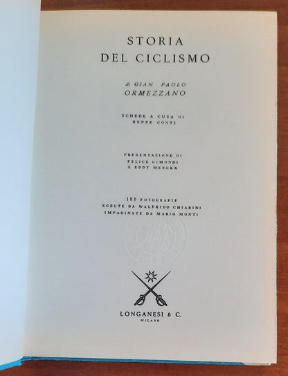 Storia del ciclismo - di Gian Paolo Ormezzano