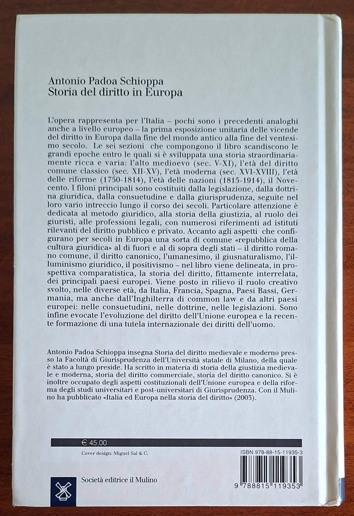 Storia del diritto in Europa. Dal medioevo all'età contemporanea - Il Mulino