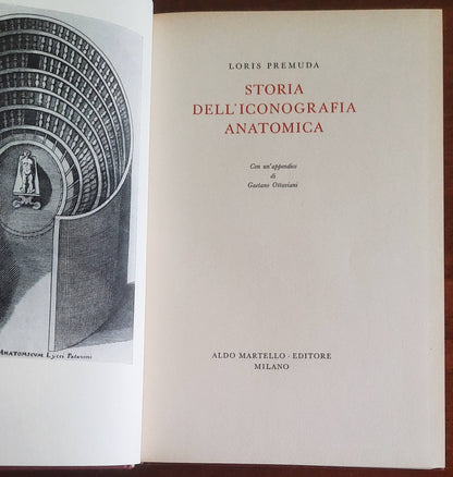 Storia dell'iconografia anatomica - Loris Premuda - Aldo Martello Editore