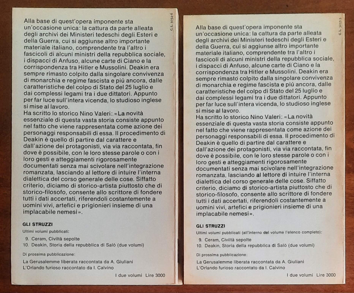 Storia della Repubblica di Salò - 2 vol. - Einaudi