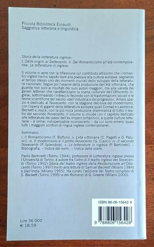 Storia della letteratura inglese Vol. II - Dal Romanticismo all’età contemporanea. Le letterature in inglese