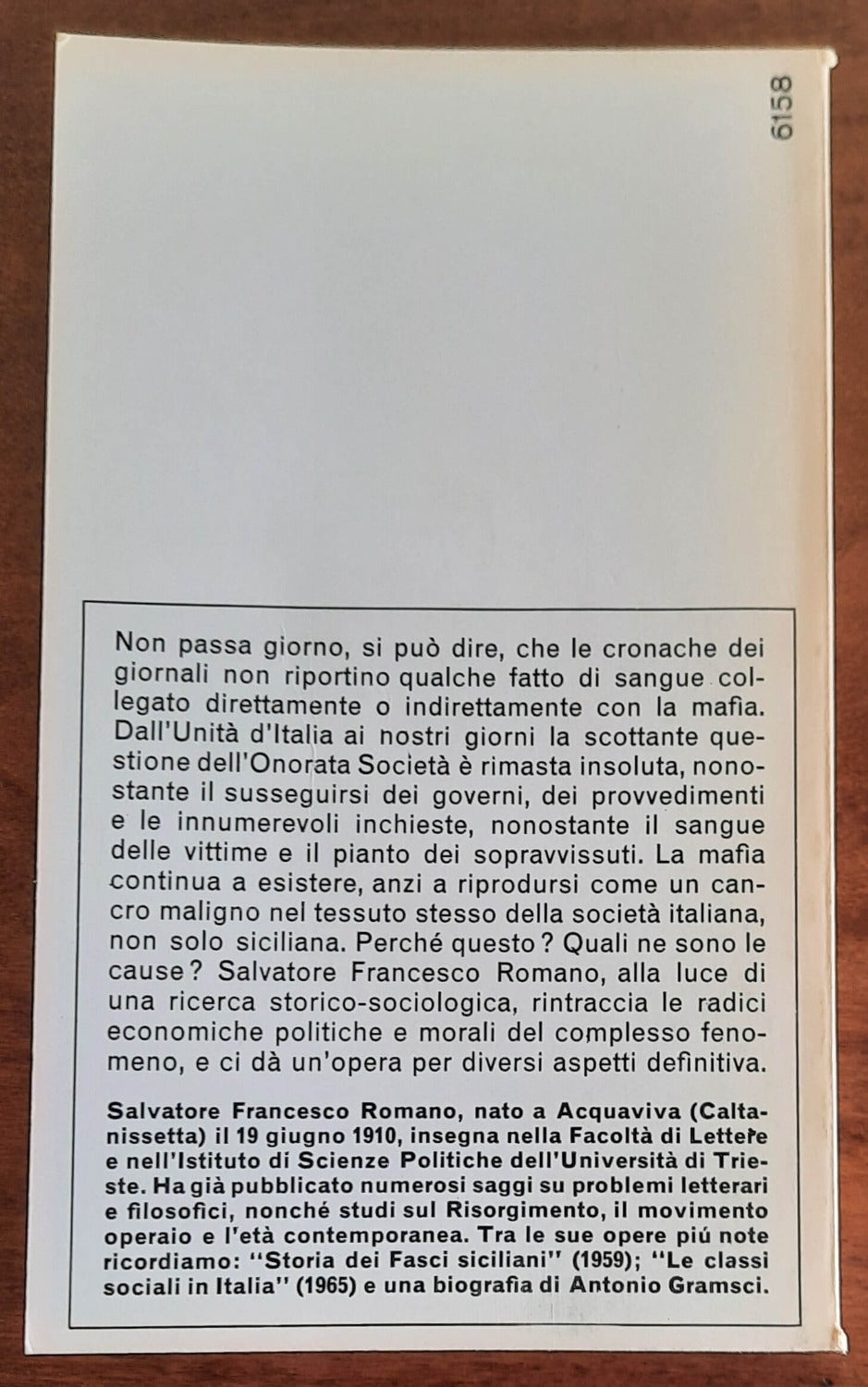 Storia della mafia - Mondadori - 1966