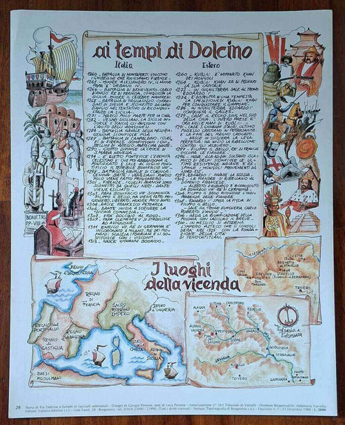Storia di Fra Dolcino a fumetti - Luca Perrone - Valsesia Editrice