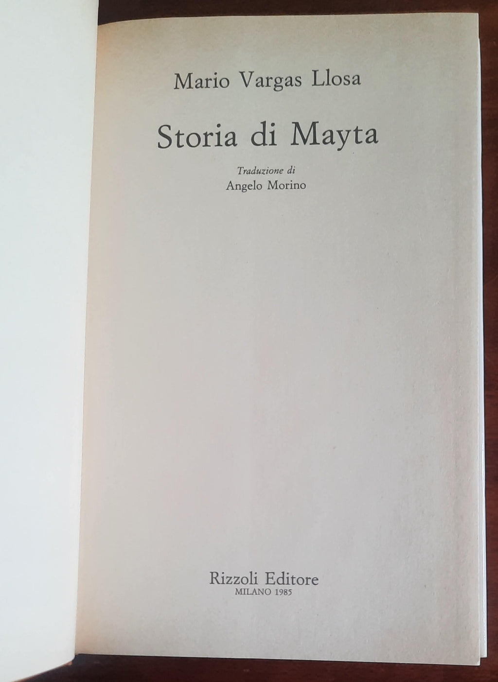 Storia di Mayta - di Mario Vargas Llosa