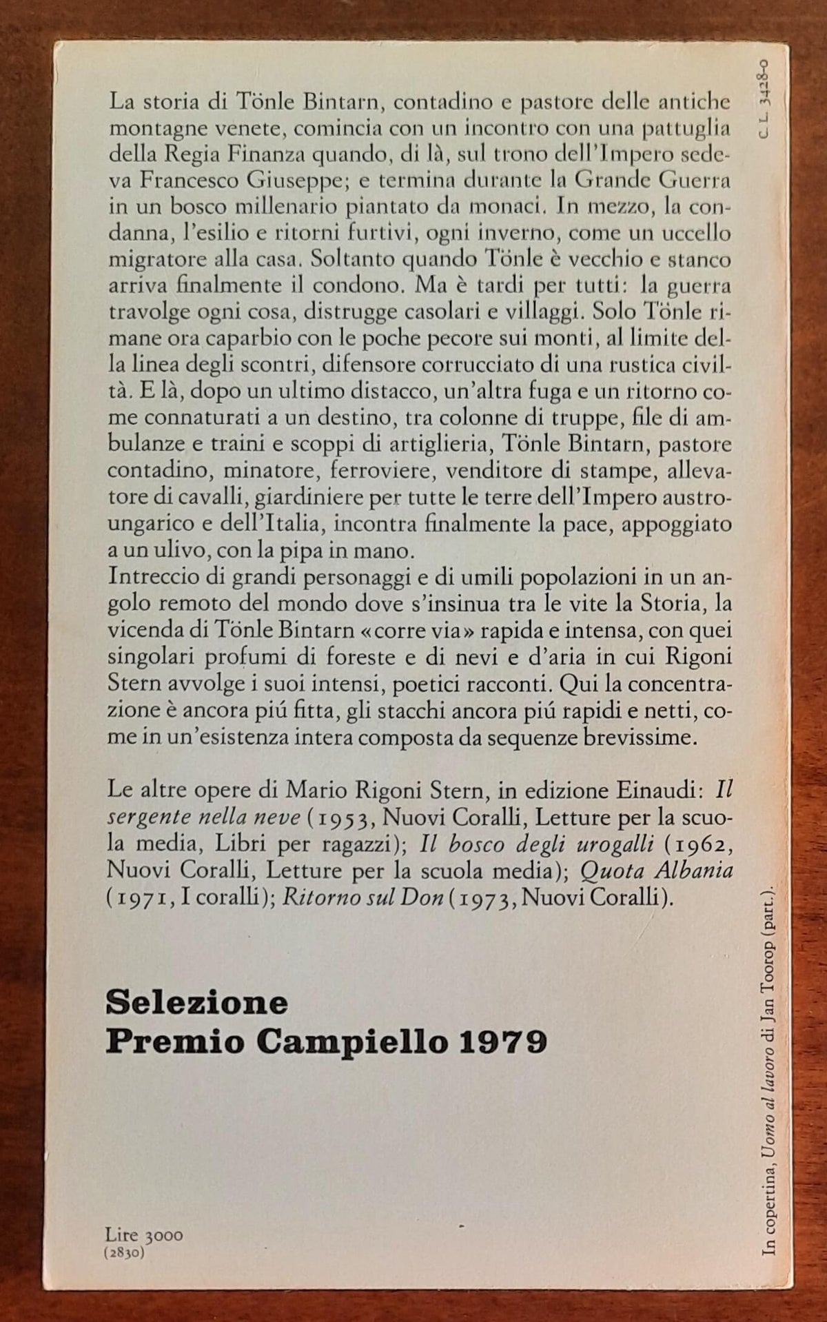 Storia di Tonle - di Mario Rigoni Stern