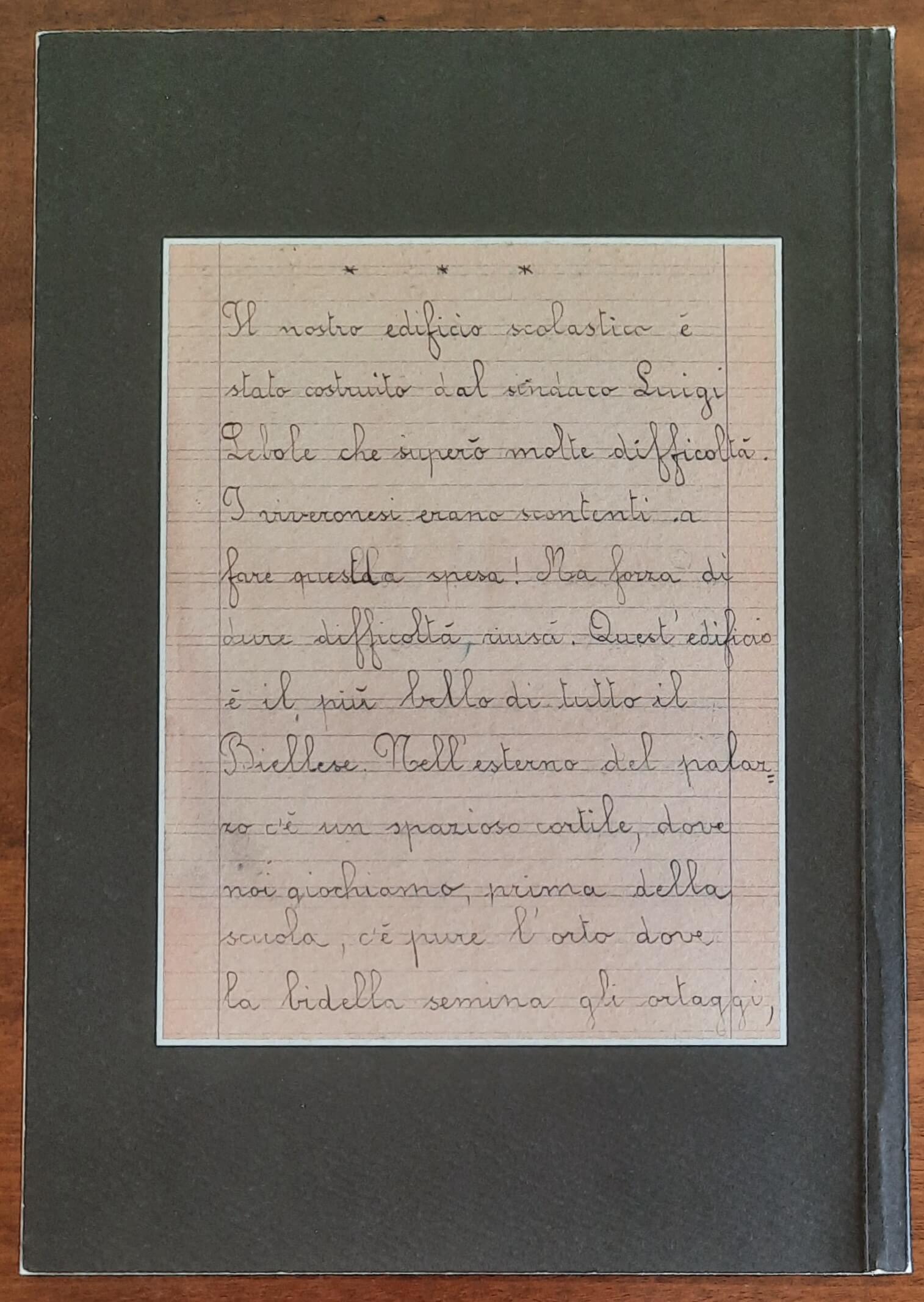 Storia di una Centenaria. Le scuole di Viverone - di Luigi Tondella