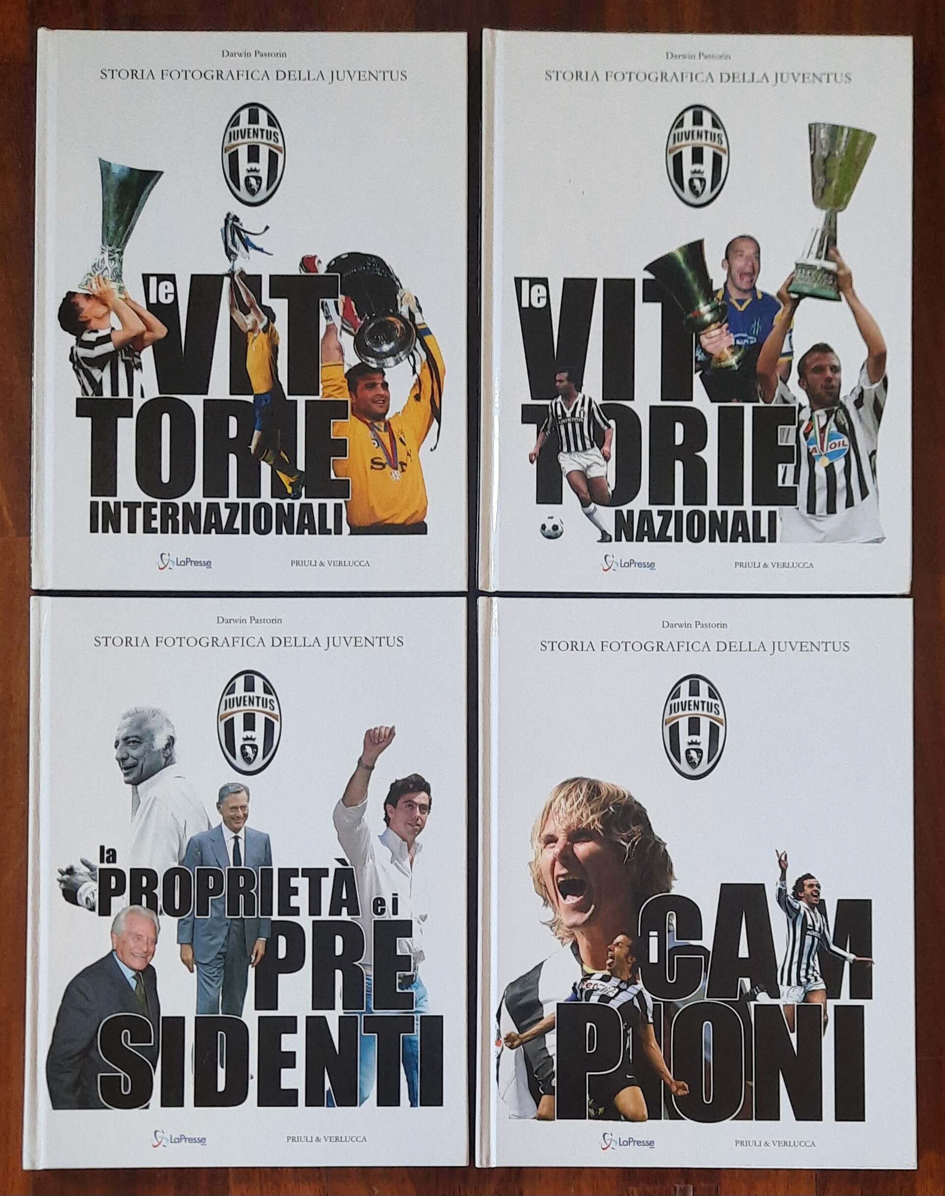 Storia fotografica della Juventus - in 4 vol. - Priuli e Verlucca