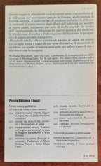 Storia sociale del movimento operaio europeo - Einaudi