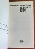 Storia sociale del movimento operaio europeo - Einaudi