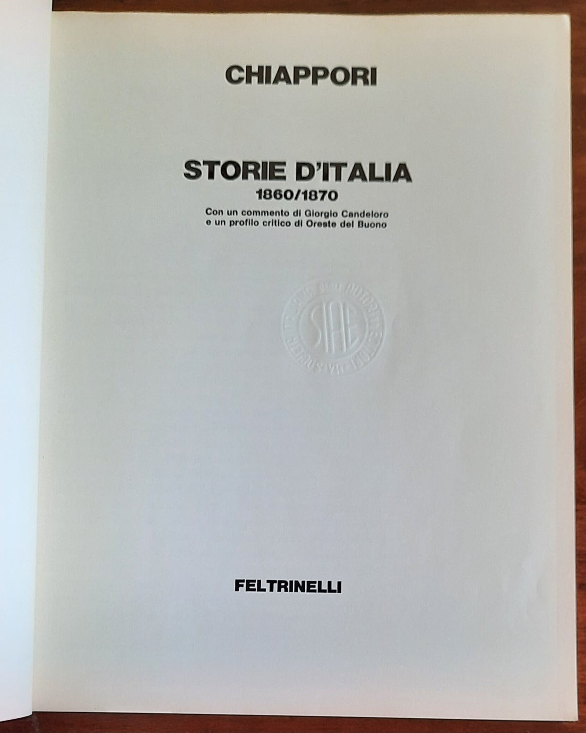 Storie d’Italia 1860/1870