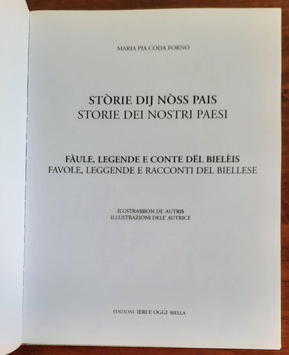 Storie dij noss pais - Storie dei nostri paesi. Favole, leggende e racconti del Biellese