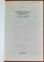 Strettamente riservato: le memorie di un superministro della Prima Repubblica