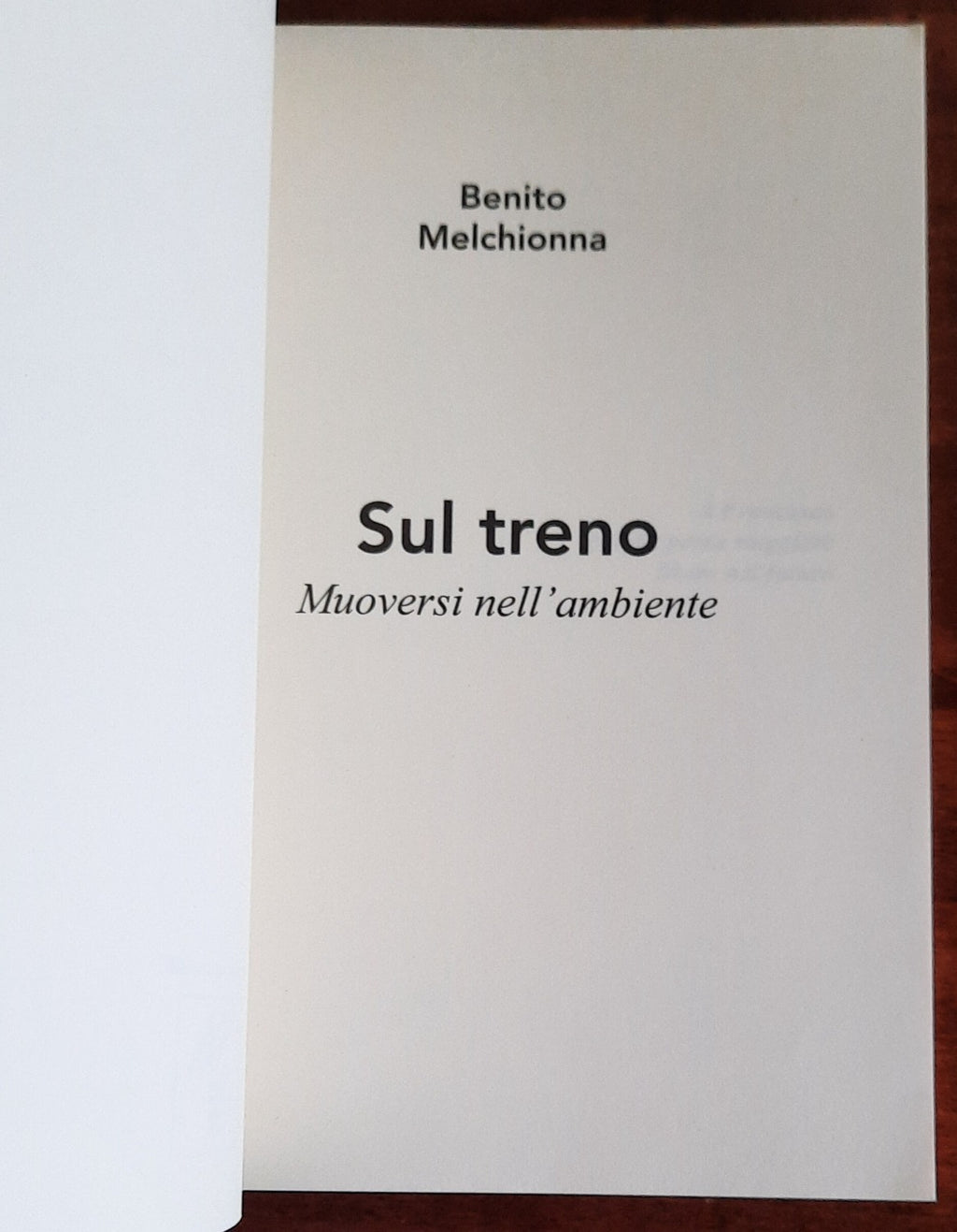 Sul treno. Muoversi nell’ambiente - Libreria Biellese