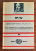 Teatro vol. 5 - di William Shakespeare - Libreria Biellese