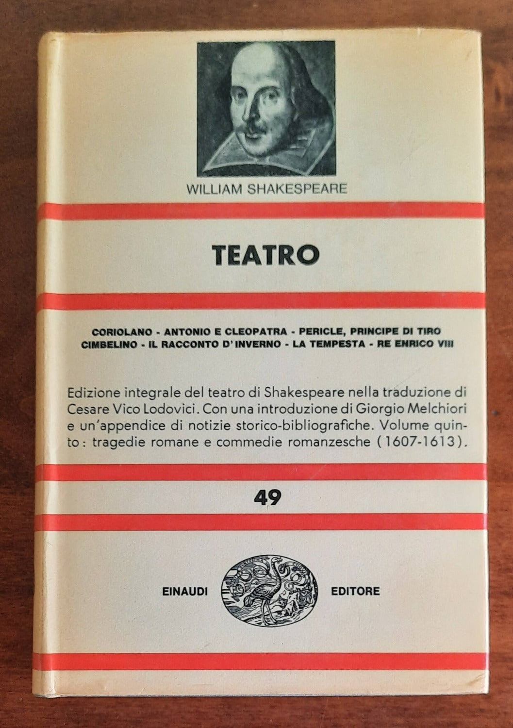 Teatro vol. 5 - di William Shakespeare - Libreria Biellese