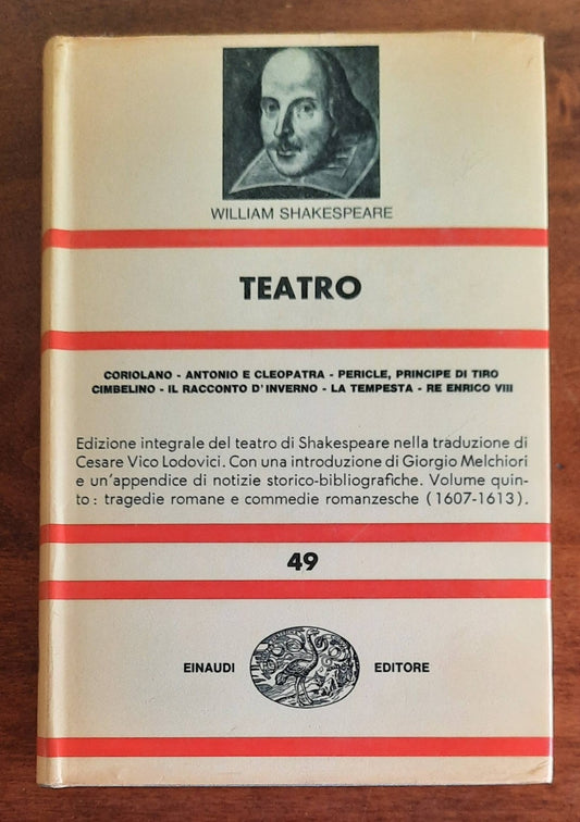 Teatro vol. 5 - di William Shakespeare