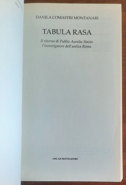 Tabula rasa. Il ritorno di Publio Aurelio Stazio l'investigatore dell'antica Roma