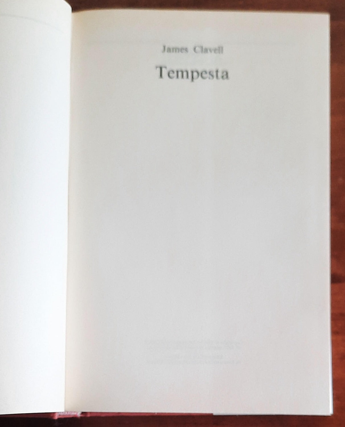 Tempesta - di James Clavell - CDE