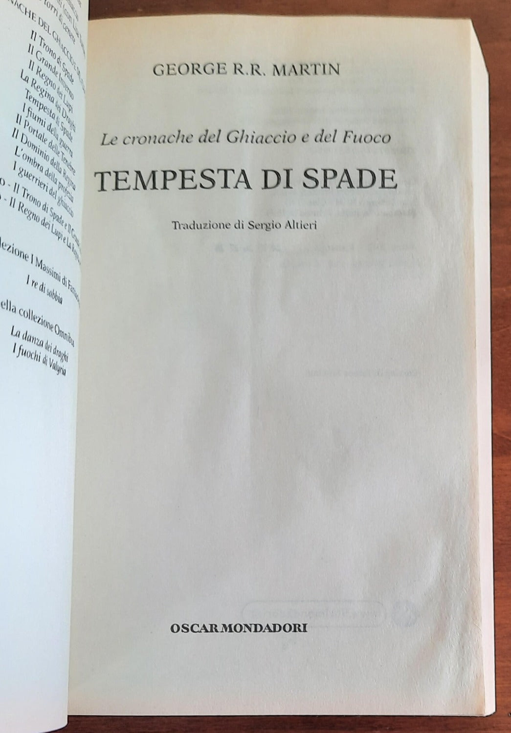 Tempesta di spade. Le Cronache del ghiaccio e del fuoco ( vol.5 )