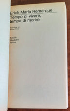 Tempo di vivere, tempo di morire - Mondadori Oscar