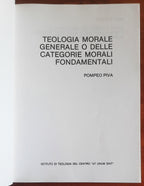 Teologia morale generale o delle categorie morali fondamentali