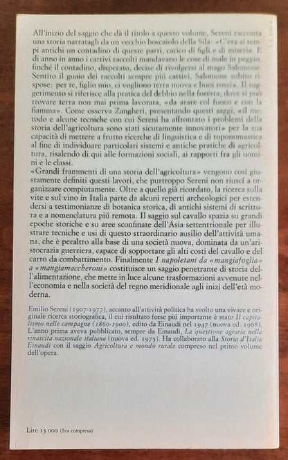 Terra nuova e buoi rossi e altri saggi per una storia dell’agricoltura europea