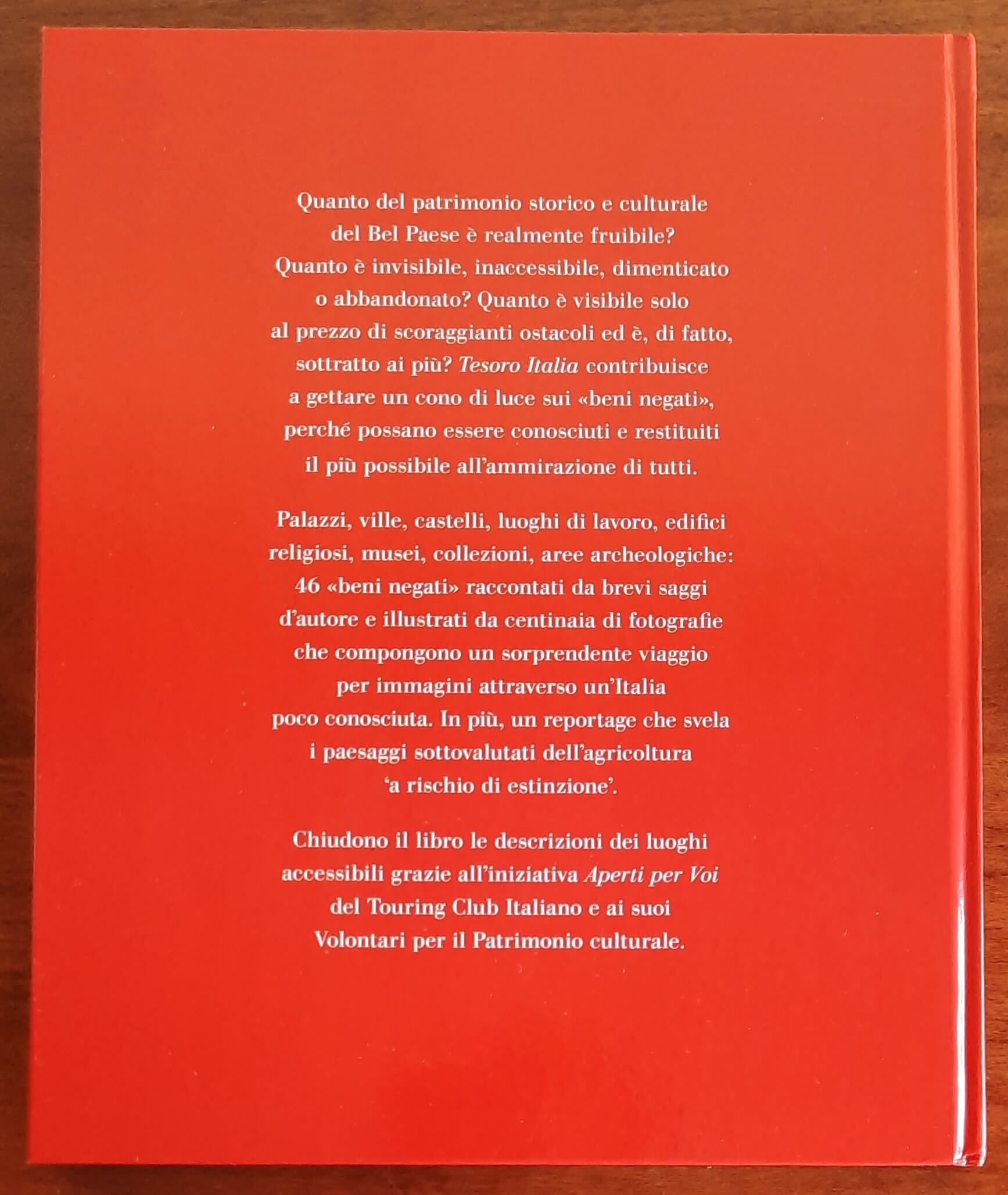 Tesoro Italia. Il patrimonio negato - Touring Club