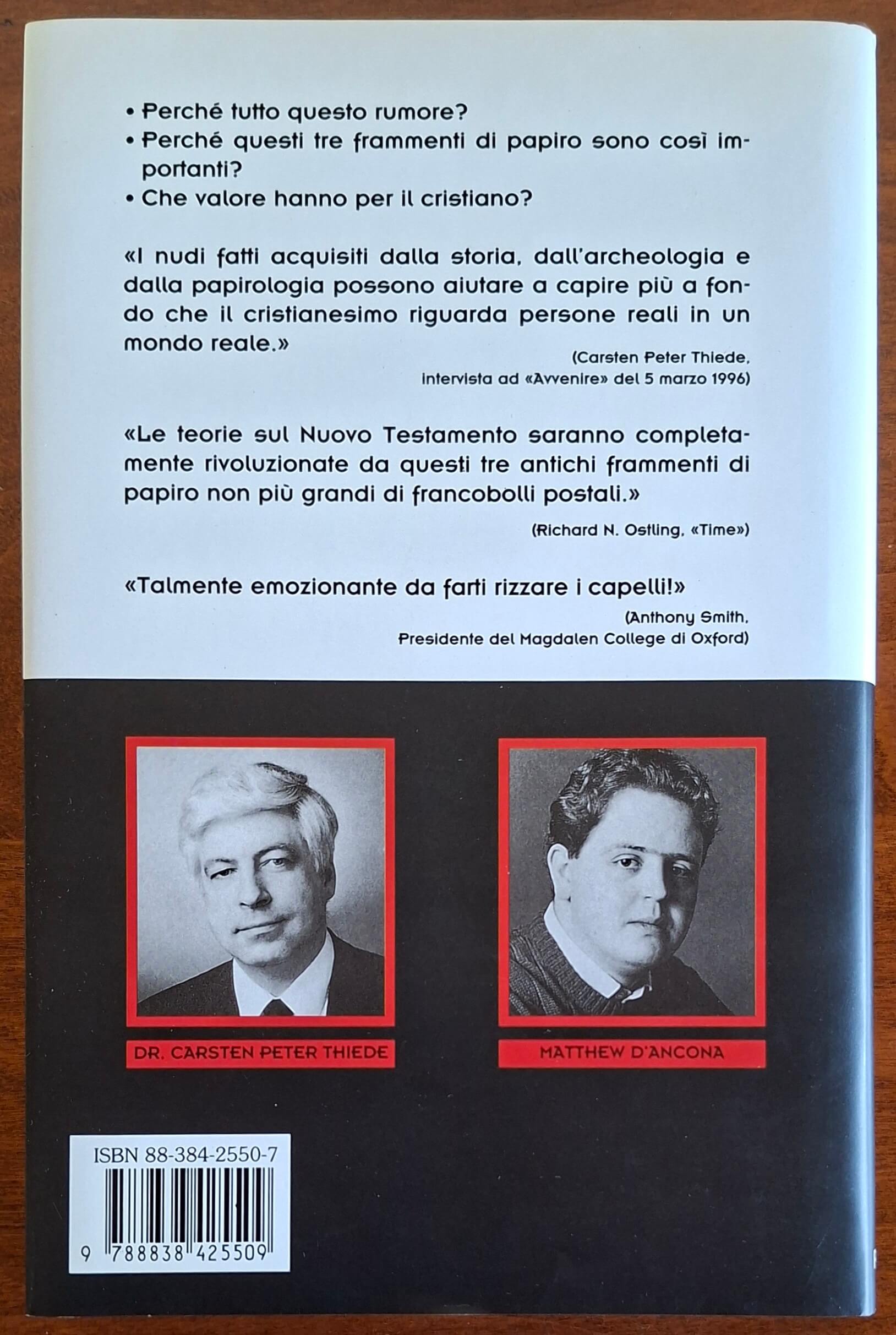 Testimone oculare di Gesù. La nuova sconvolgente prova sull'origine del Vangelo