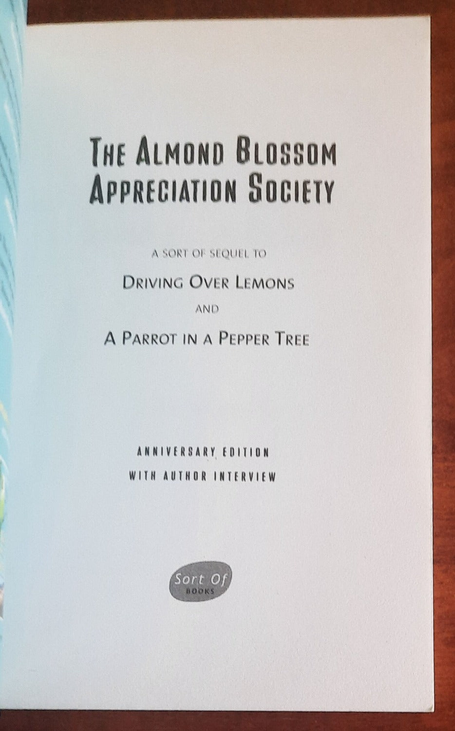 The Almond Blossom Appreciation Society