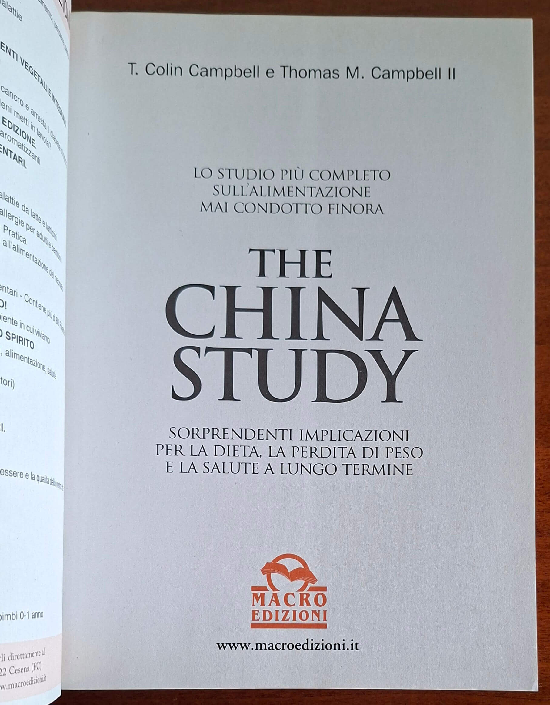 The China study. Lo studio più completo sull'alimentazione mai condotto finora