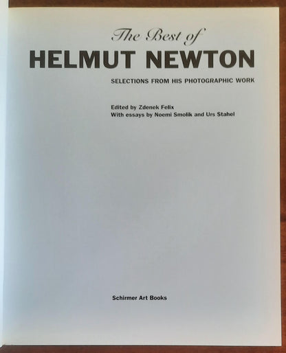 The best of Helmut Newton. Selections from his photographic work