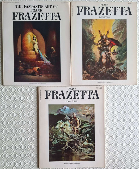 The fantastic art of Frank Frazetta - 3 vol. - Betty Ballantine
