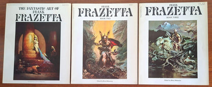 The fantastic art of Frank Frazetta - 3 vol. - Betty Ballantine