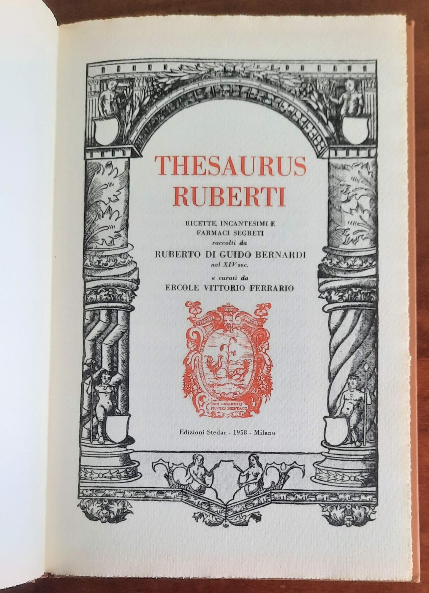 Thesaurus Ruberti. Ricette, incantesimi e farmaci segreti raccolti da Ruberto Di Guido Bernardi nel XIV sec