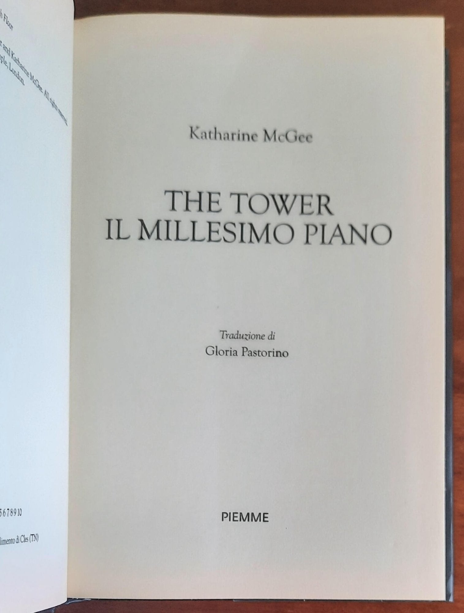 The tower. Il millesimo piano