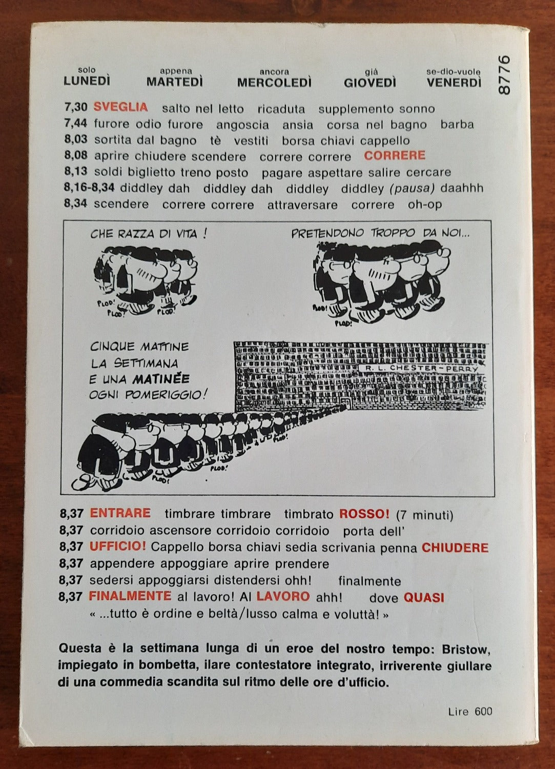 Timbra il tuo cartellino, Bristow ! Il fumetto più irriverente degli anno sessan