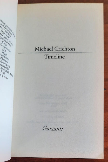 Timeline - di Michael Crichton