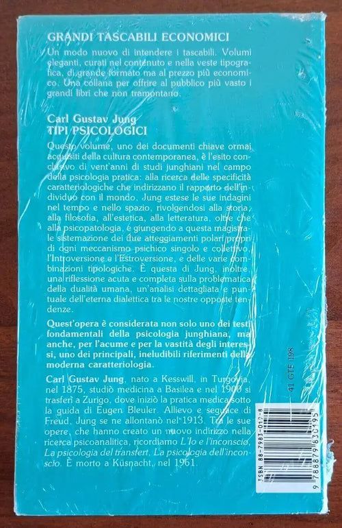 Tipi psicologici - Carl Gustav Jung - Grandi Tascabili Newton