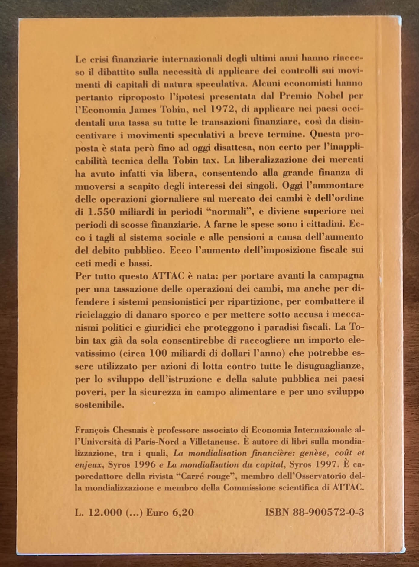 Tobin or not tobin Una tassa internazionale sul capitale - Edizioni Sankara