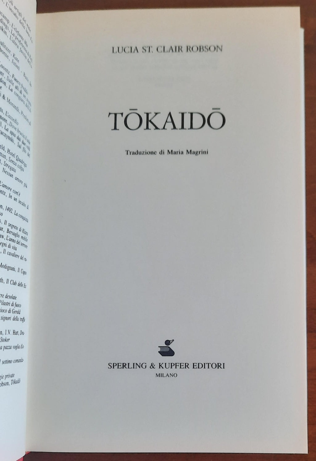 Tokaido - Sperling & Kupfer - Libreria Biellese