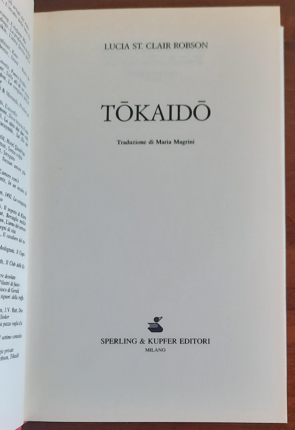 Tokaido - Sperling & Kupfer - Libreria Biellese