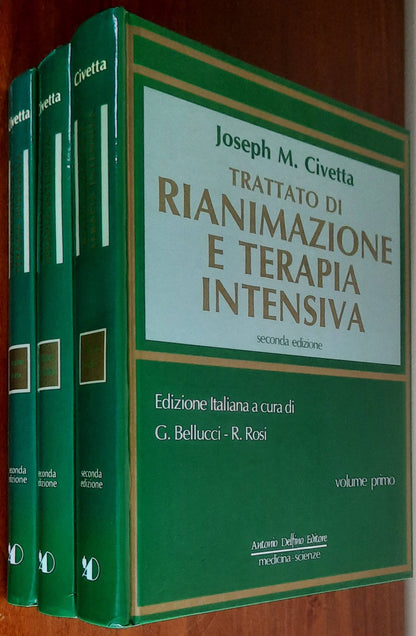 Trattato di Rianimazione e Terapia Intensiva - in 3 vol. - di Joseph M. Civetta
