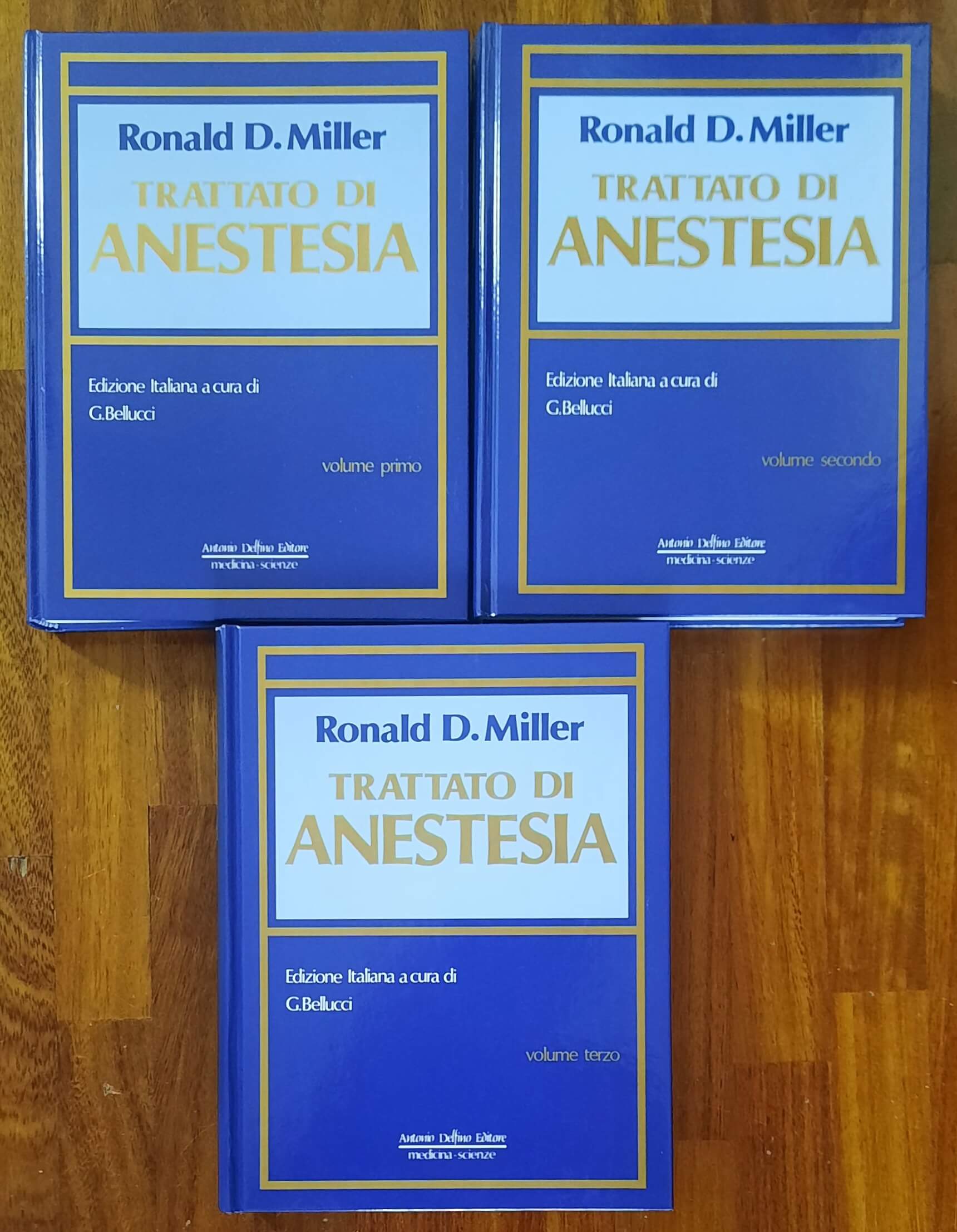 Trattato di anestesia - 3 vol. - di Ronald D. Miller - Antonio Delfino Editore