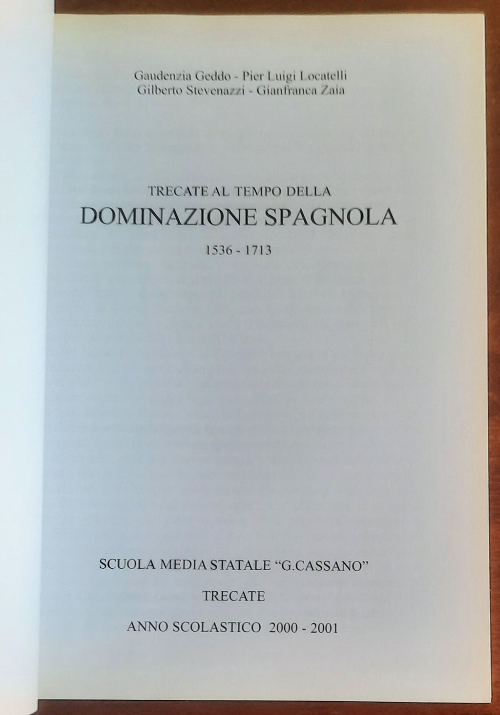 Trecate al tempo della dominazione spagnola 1536-1713