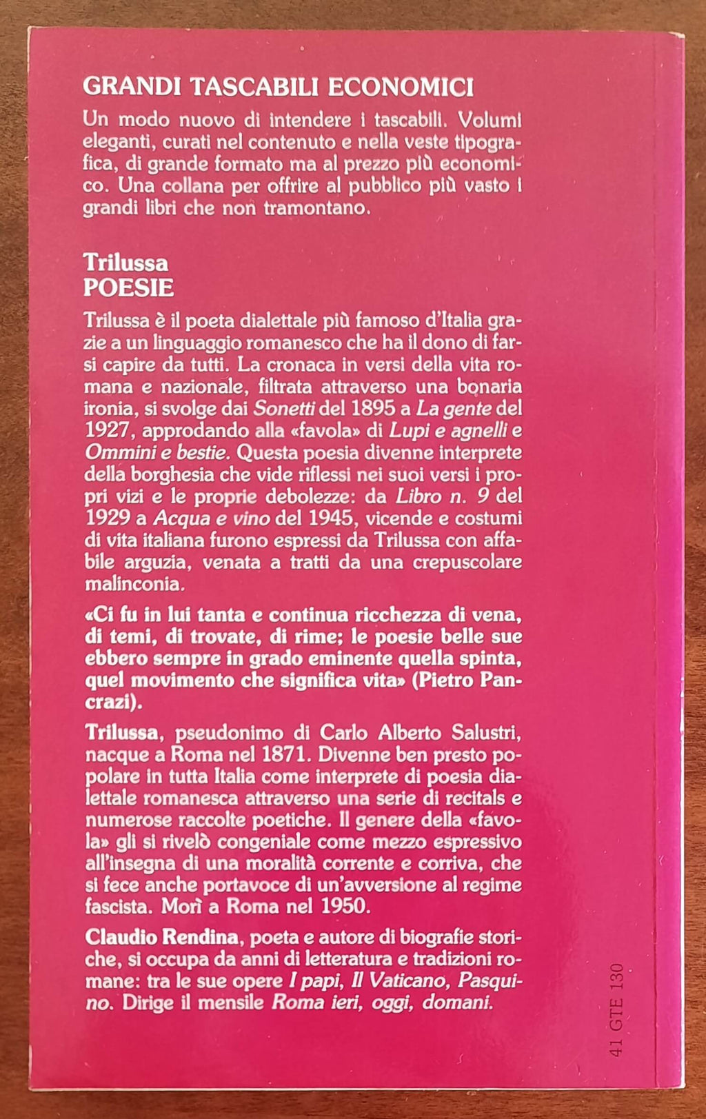Trilussa Poesie - Newton Compton