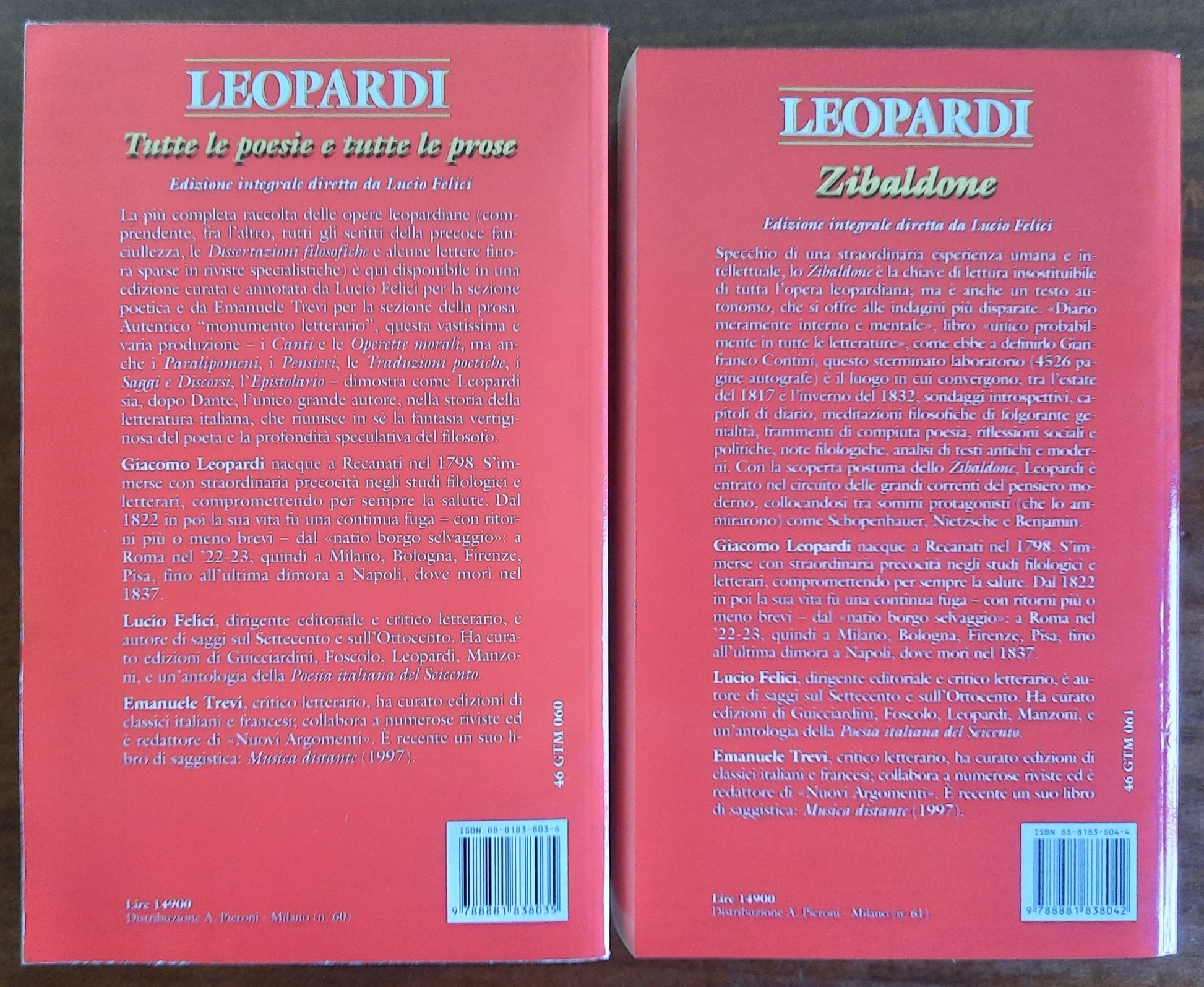 Tutte le poesie e tutte le prose - Zibaldone - di Giacomo Leopardi