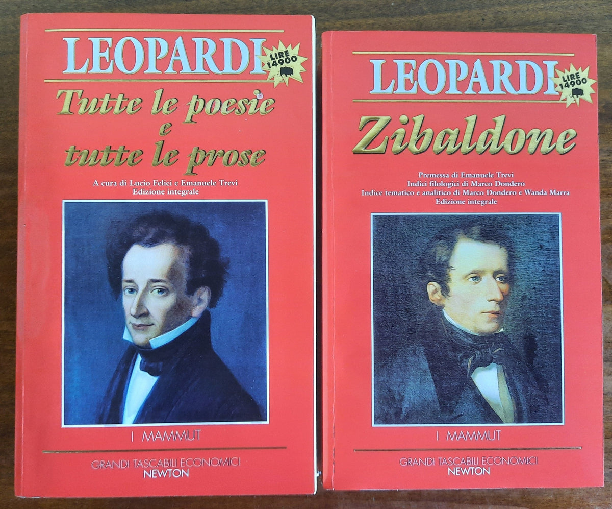 Tutte le poesie e tutte le prose - Zibaldone - di Giacomo Leopardi